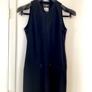 Chanel authentic fabulous dark blue long dress, 42